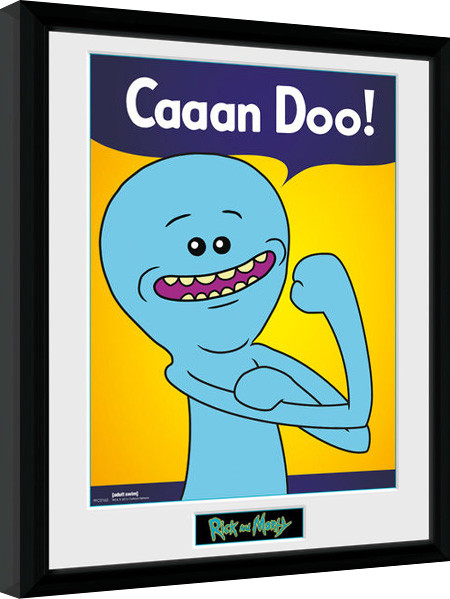 Ingelijste poster Rick & Morty - Can Do