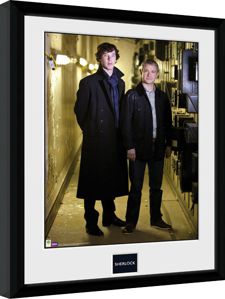Oprawiony plakat Sherlock - & Watson Portrait