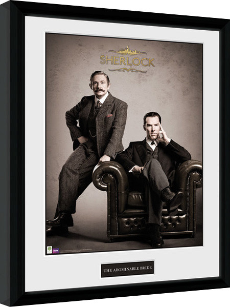 Oprawiony plakat Sherlock - Victorian