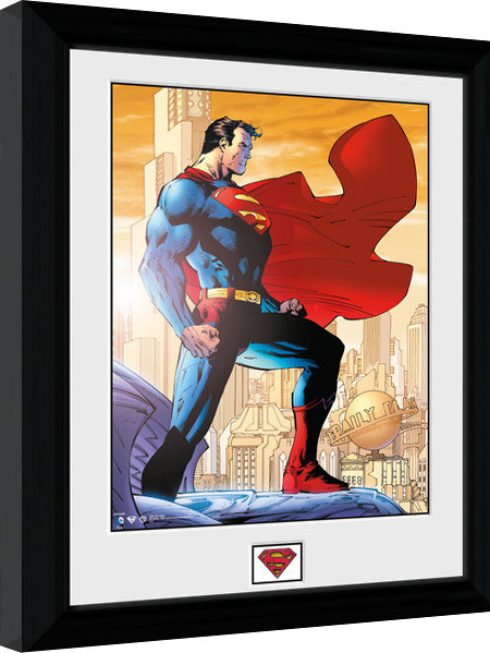 Oprawiony plakat Superman - Daily Planet