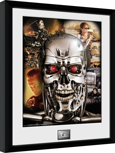 Rámovaný plakát Terminator 2 - Collage