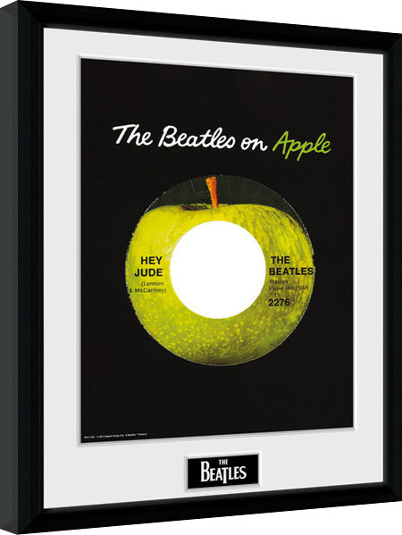 Inramad poster The Beatles - Apple