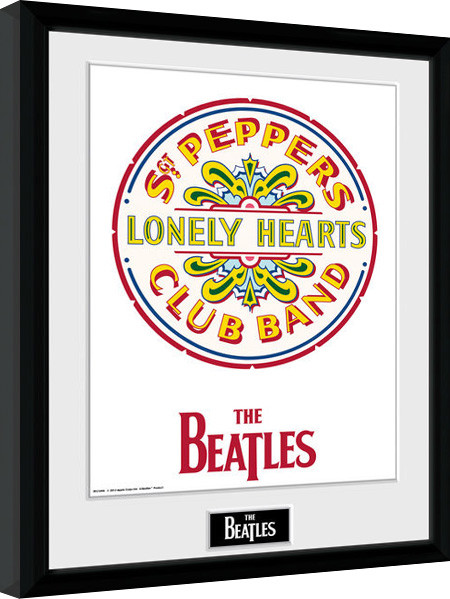 Oprawiony plakat The Beatles - Sgt Pepper