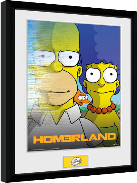 Oprawiony plakat Simpsonowie - Homerland
