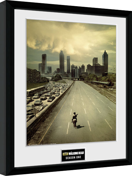 Ingelijste poster The Walking Dead - Season 1