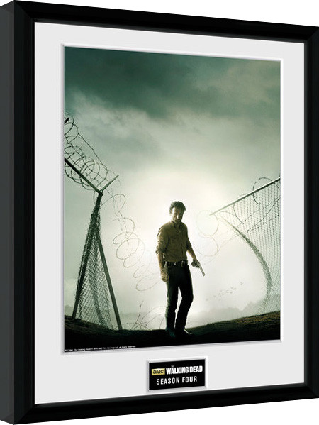 Ingelijste poster The Walking Dead - Season 4