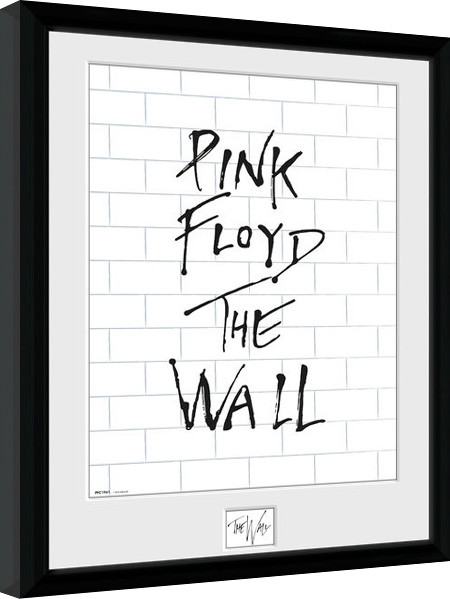 Gerahmte Poster Pink Floid: The Wall - White Wall