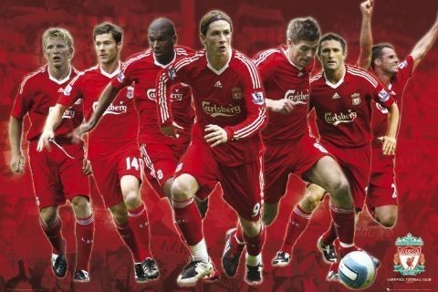 Plakát Liverpool - Players 08/09