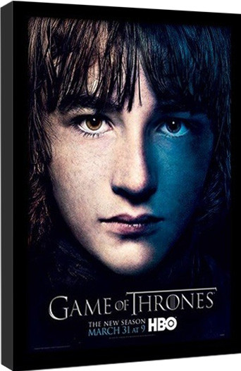 Obraz na zeď - GAME OF THRONES 3 - bran, 34.3 × 44.5 cm