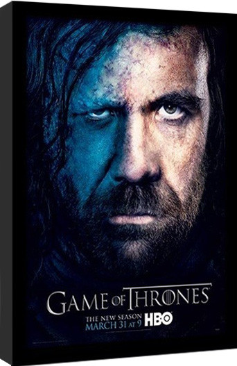 Poster incorniciato GAME OF THRONES 3 - sandor