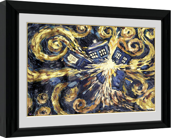 Poster enmarcado Doctor Who - Exploding Tardis