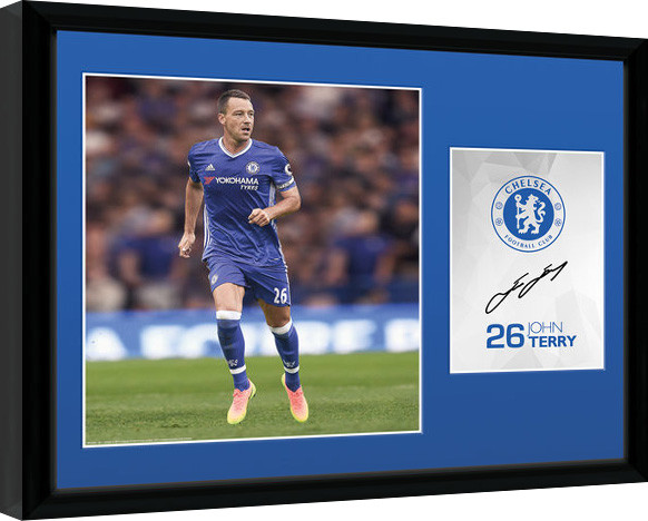 Rámovaný plakát Chelsea - Terry 16/17