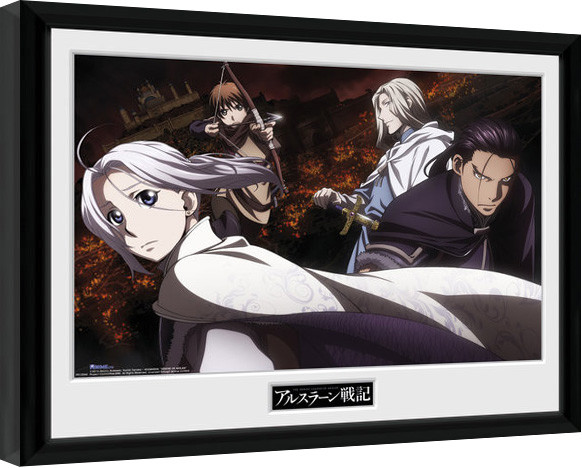 Oprawiony plakat Arslan senki - Group Landscape