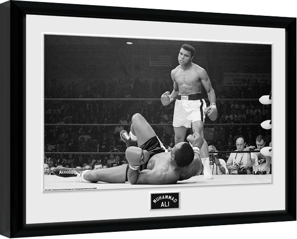 Ingelijste poster Muhammad Ali - Liston 2