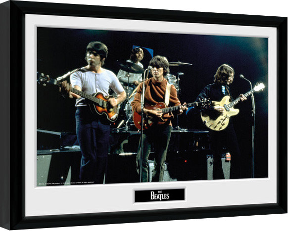 Gerahmte Poster The Beatles - Live