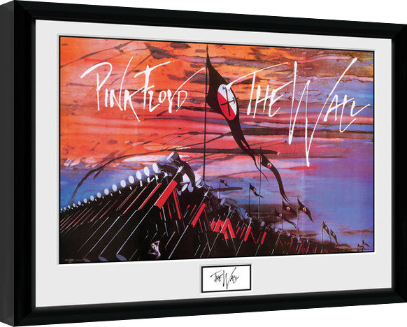 Gerahmte Poster Pink Floid: The Wall - Hammers