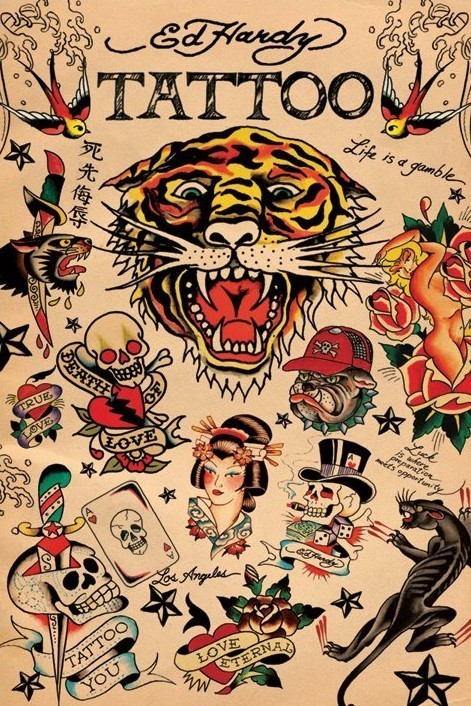 Poster Ed Hardy - montage