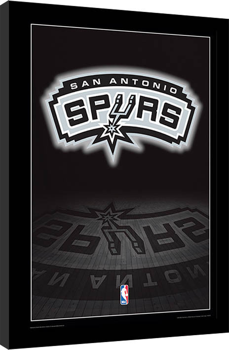 Framed Poster NBA - San Antonio Spurs Logo