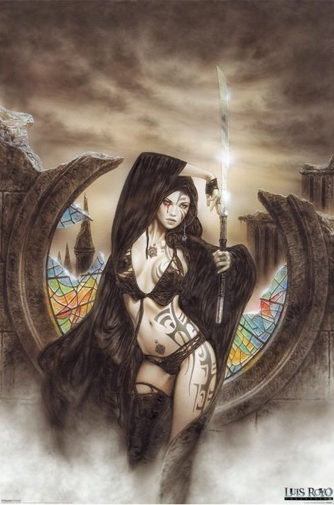 Poster Luis Royo - stained