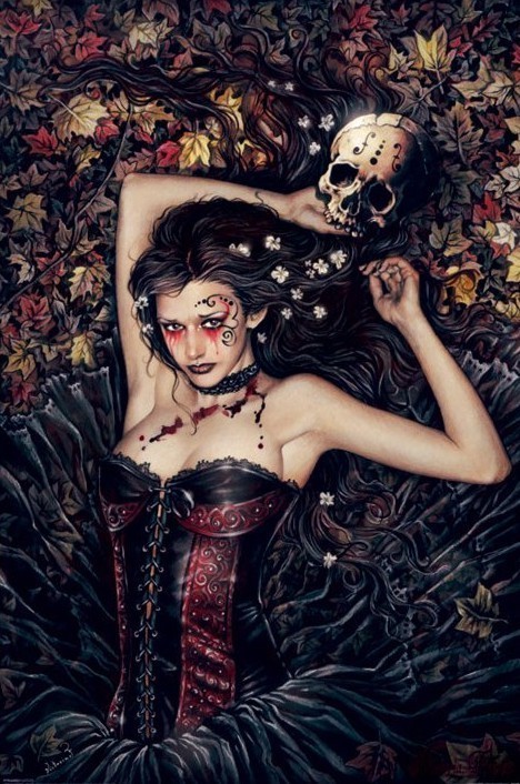 Poster Victoria Frances - skullgirl