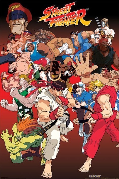 Poster STREET FIGHTER - anime