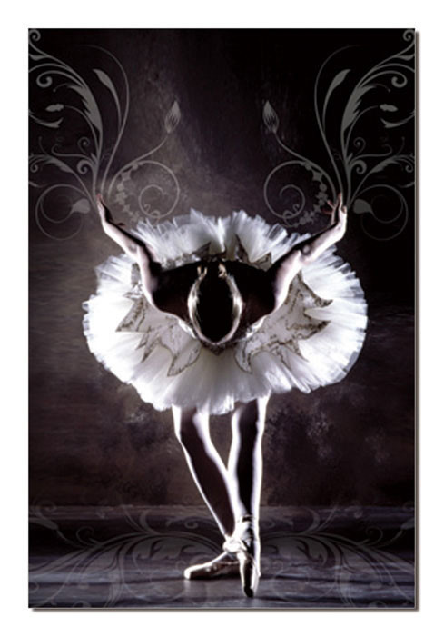 Cuadro Black & White Ballerina