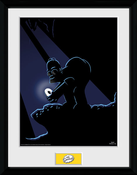 Gerahmte Poster Die Simpsons - Gollum