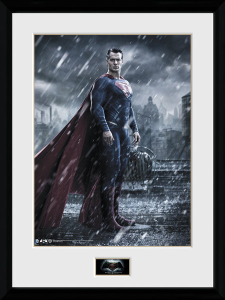Gerahmte Poster Batman Vs Superman - Superman