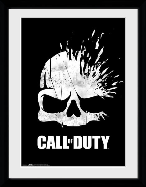 Poster incorniciato Call Of Duty - Logo Skull