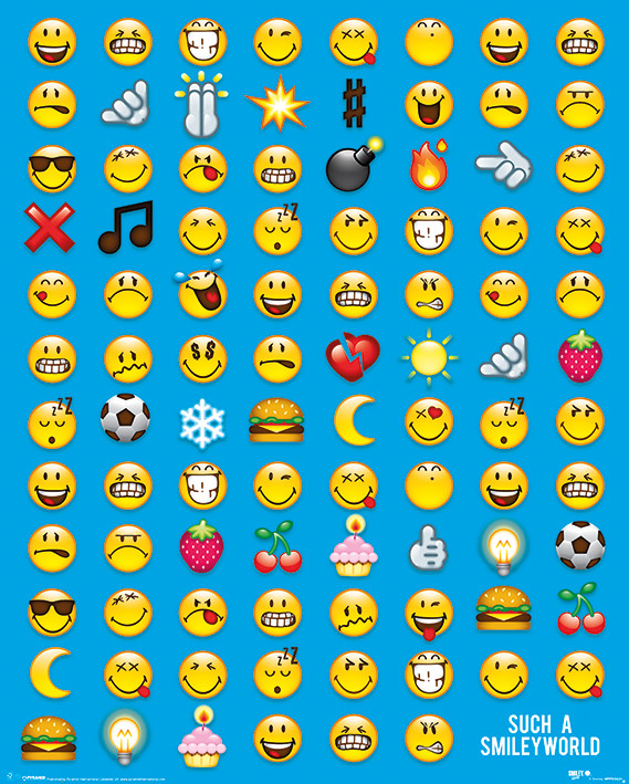 Plakát Smiley - Emoticon