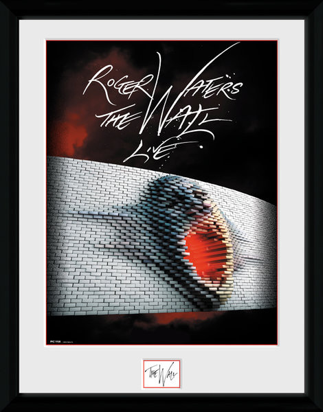 Ingelijste poster Roger Waters: The Wall - Tour Poster