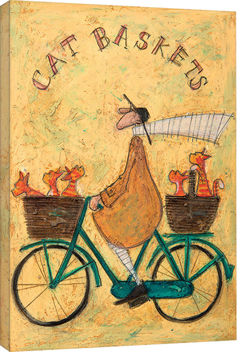 Billede på lærred Sam Toft - Cat Baskets