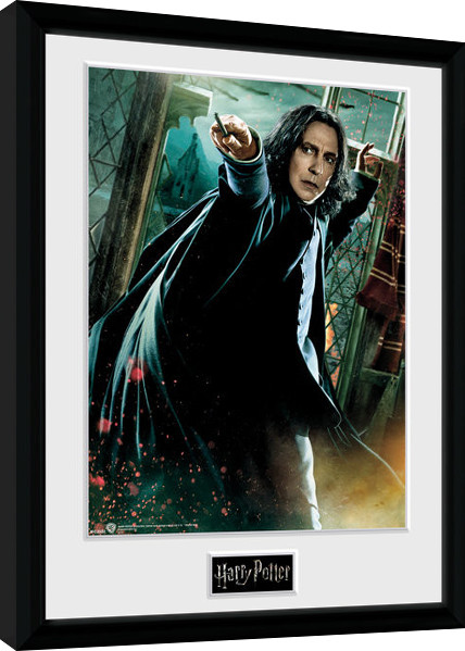 Ingelijste poster Harry Potter - Snape Wand