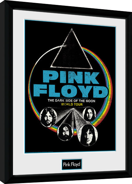 Gerahmte Poster Pink Floyd - Dsom World Tour
