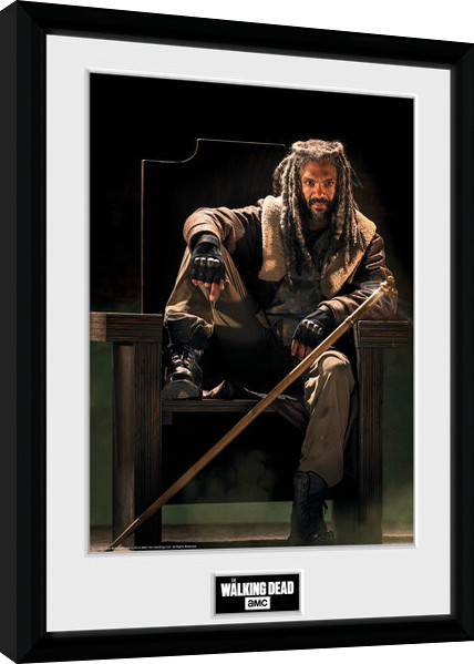 Ingelijste poster The Walking Dead - Ezekial