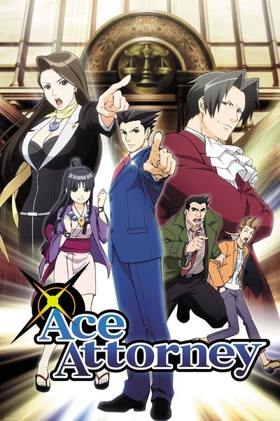 Plakát Ace Attorney - Key Art