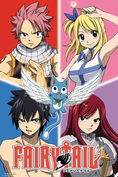 Plakát Fairy Tail - Quad