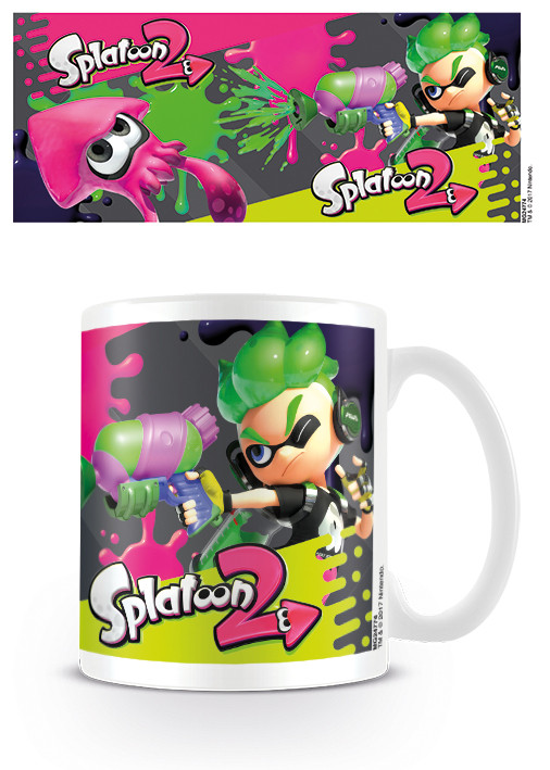 Koffie mok Splatoon 2 - Squid Shot