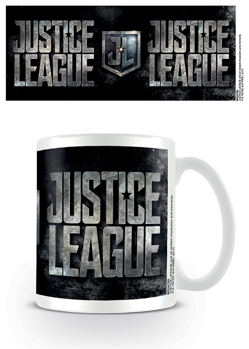 Tazza Justice League - Metallic Logo