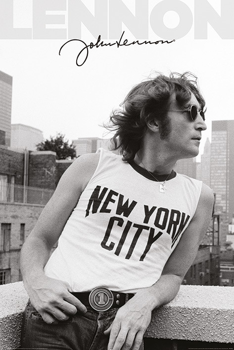 Poster John Lennon - NYC Profile