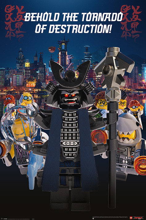Poster Lego Ninjago - Garmadon Destruction