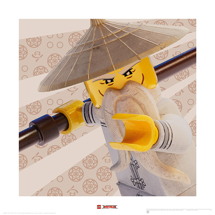 Kunstdruck Lego Ninjago - Master Wu Crop
