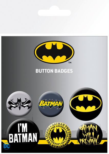 Set de badges Batman - Comics