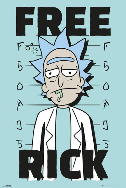 Plakát Rick And Morty - Free Rick