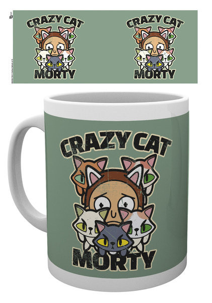 Hrnek Rick And Morty - Crazy Cat Morty