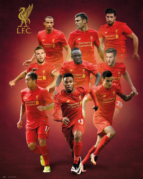 Plakát Liverpool - Players 16/17