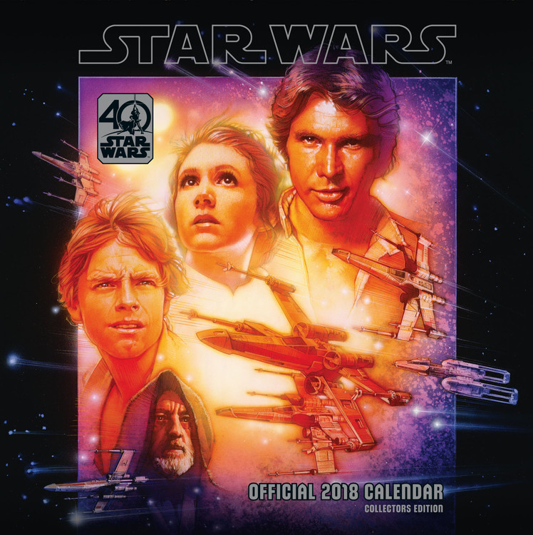 Calendario 2027 Star Wars 40th Anniversary