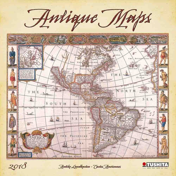 Calendar 2027 Antique Maps