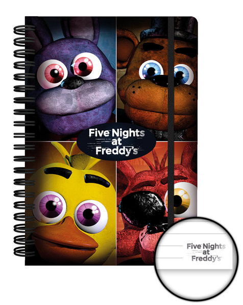 Notesbog Five Nights at Freddys - Quad