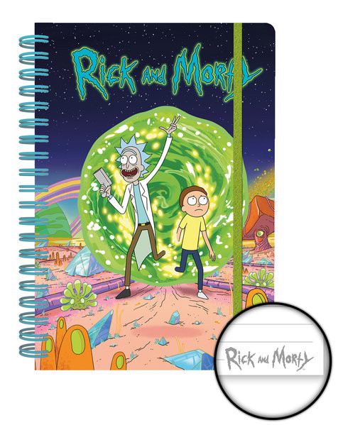 Quaderno Rick And Morty - Key Art